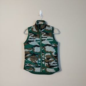 J. Crew Mercantile Camo Vest XXS
